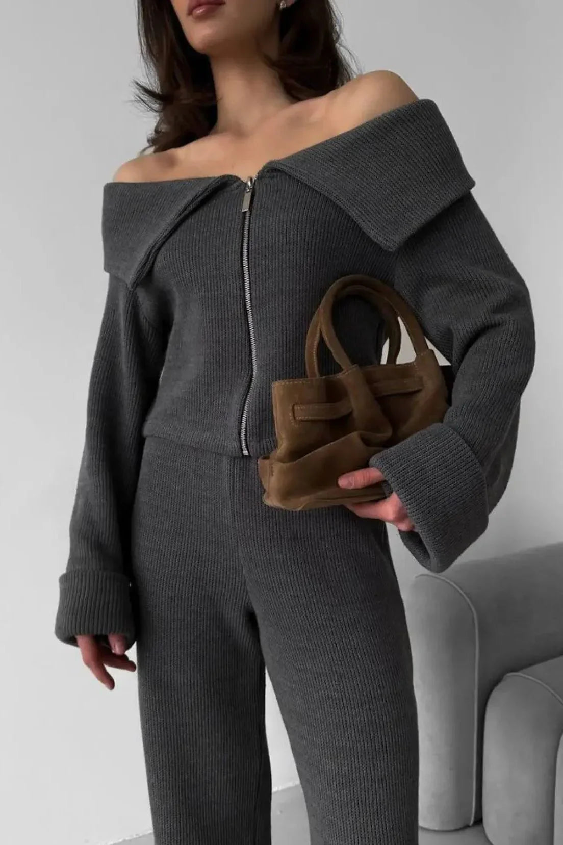 Off-Shoulder – Eleganter Zweiteiler