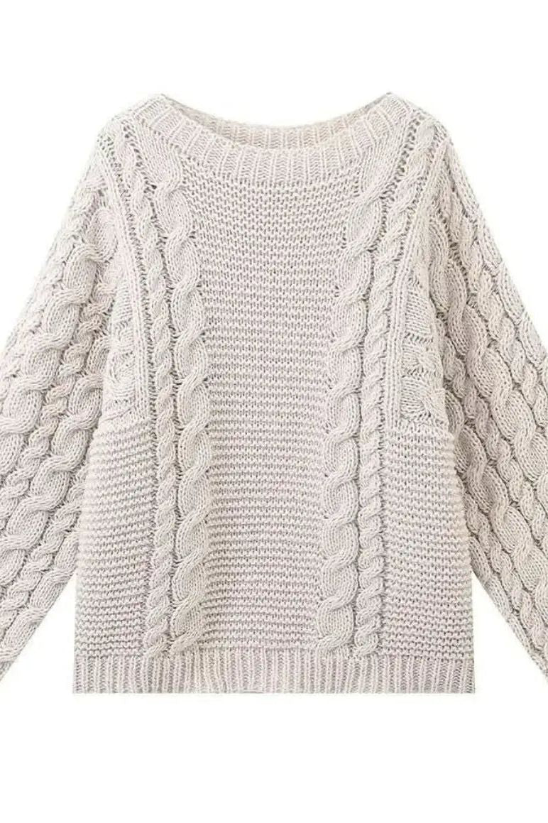 Oversize Strickpullover - Grobstrick