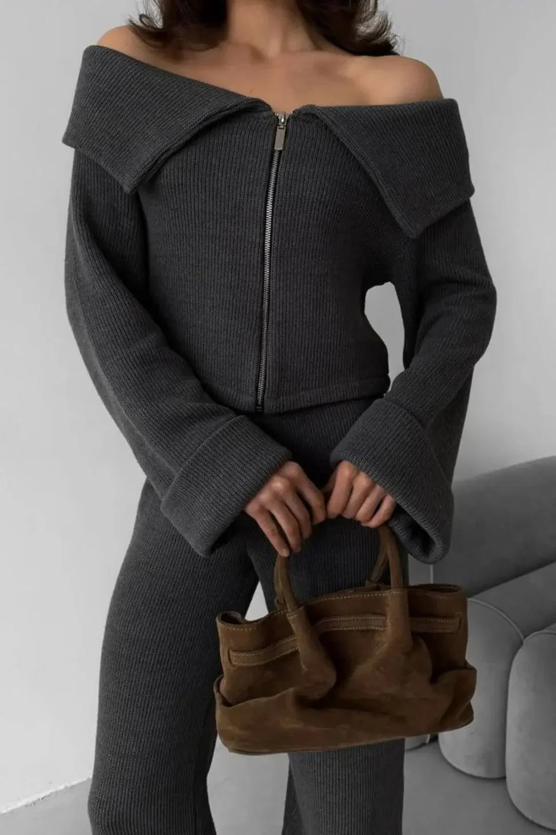 Off-Shoulder – Eleganter Zweiteiler